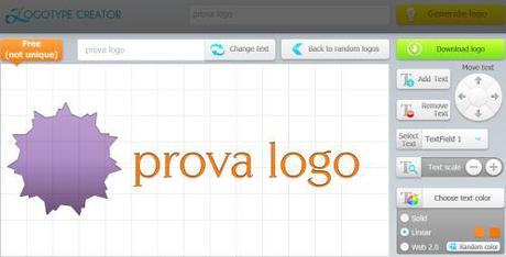 Logotype Creator - creare velocemente loghi personali o aziendali