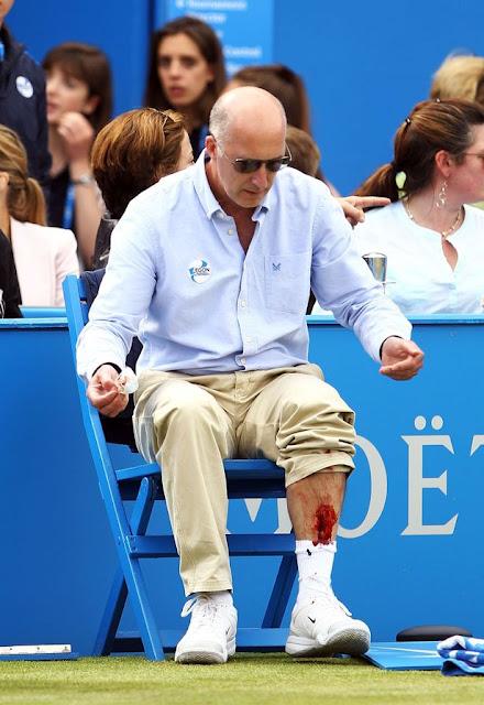 David Nalbandian ha un raptus mentre gioca a tennis