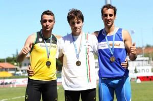 Michele Tricca medaglia d'oro ai Campionati Italiani 2012 Under20 - Foto FIDAL PIEMONTE