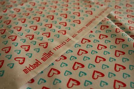 Sweet Hearts fabric by Michael Miller!