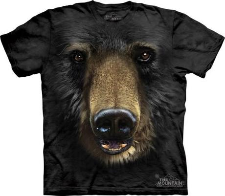 T-shirt con illustrazioni realistiche di animali