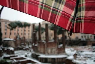 La neve a Roma!