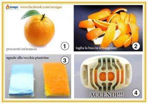 Bucce di arancia o limone per scacciare le zanzare