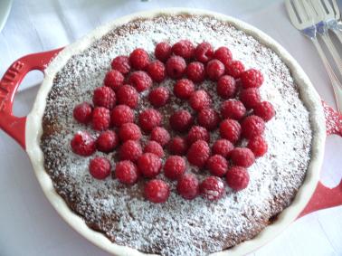 P1060197 La torta di Francesca – Torta di polenta ai lamponi