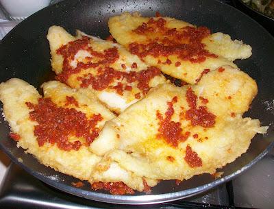 Filetti di Dentice con Bruschetta Piccante di Ciliegino Agromonte