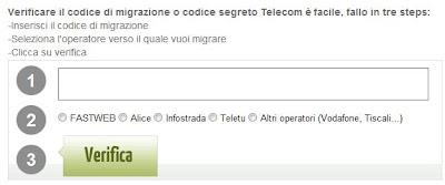 Con codicemigrazione.com cambiare operatore ADSL non è mai stato così semplice verifica codicemigrazione.com