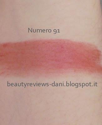 Lepo Bio make up, Lipstick numero 91