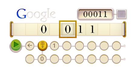 Google doodle Turing