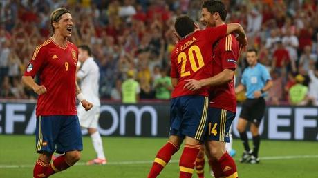 Europei 2012 Quarti: Spagna col minimo sindacale, Francia battuta per 2-0