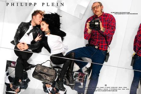 Ed Westwick for Philipp Plein F/W 12 ad campaign