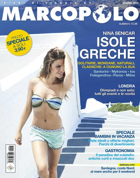 Nina Senicar in Grecia per Marcopolo di Giugno 2012