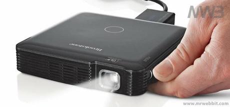 proiettore portatile a batterie per iphone e smartphone android