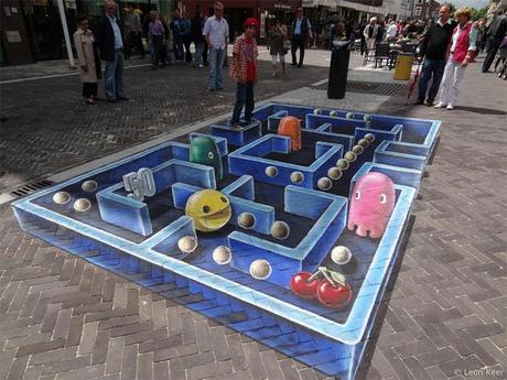 Pac-Man Street Art