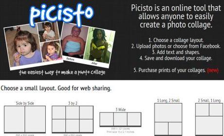 Picisto - crea online divertenti collage con le tue foto