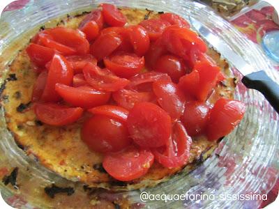 ...torta ricotta, erbe aromatiche e pomodori piccadilly...