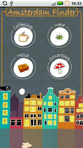 Amsterdam Finder,  un’app per orientarsi tra i coffee-shop