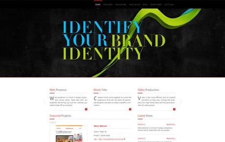 New WordPress Template Design