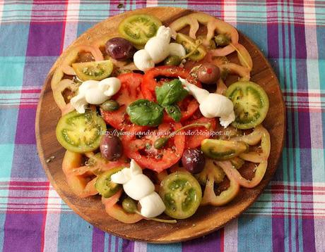 CARPACCIO DI POMODORI PER COMBATTERE IL CALDO!