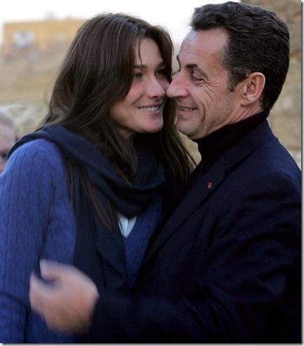 carla bruni e nicolas sarkozy bebe