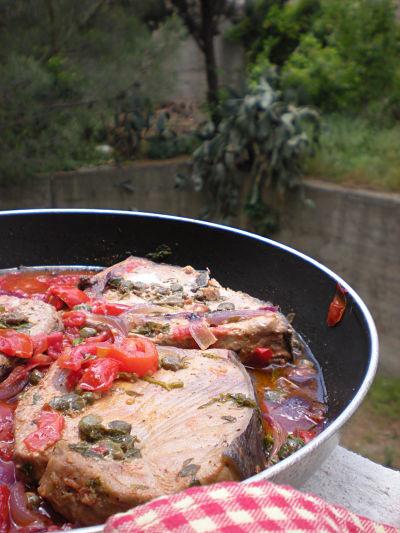 Secondi Piatti Siciliani- Tonno alla Siciliana