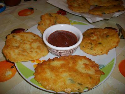 Frittelle di Patate e Ketchup