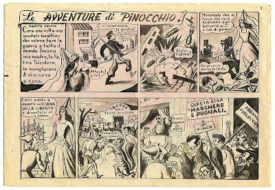 PINOCCHIO anticomunista - elezioni del 1948 PINOCCHIO anticomunista - elezioni del 1948