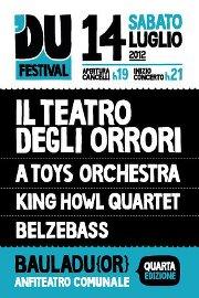 Bauladu: Du, music Festival 14 luglio 2012. Special Guest: Il Teatro degli Orrori