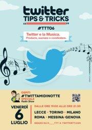 #TTT06 -Twitter e la musica con #Twittamidinotte