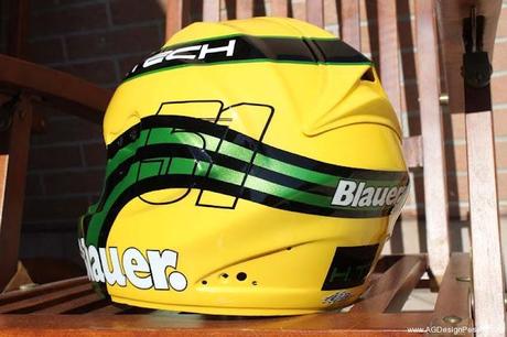 Blauer Helmets Force One M.Pirro Misano 2011 by AG Design Blauer Helmets Force One M.Pirro Misano 2011 by AG Design