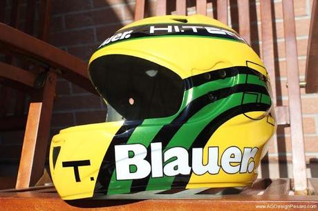 Blauer Helmets Force One M.Pirro Misano 2011 by AG Design Blauer Helmets Force One M.Pirro Misano 2011 by AG Design