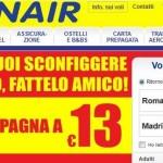 Ryanair: nuove offerte per la Spagna dopo la finale degli Europei
