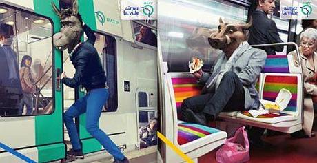 ratp-affiches Gli animali della RATP