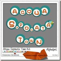 Acqua Saponata Town Kit Alphabet
