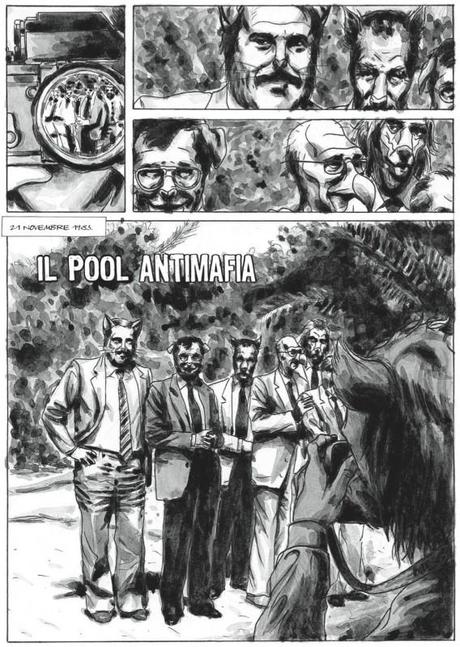 La mafia è soltanto un fatto umano: da Einaudi, la storia del pool antimafia a fumetti