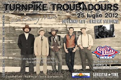 TURNPIKE TROUBADOURS (USA) LIVE IN ITALY!!!