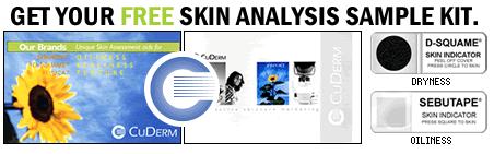 Kit analisi della pelle in Omaggio da CuDerm