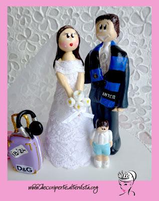 TOP CAKE Tifoso Inter - Viaggi - Cagnolino & Bambino TOP CAKE Tifoso Inter - Viaggi - Cagnolino & Bambino