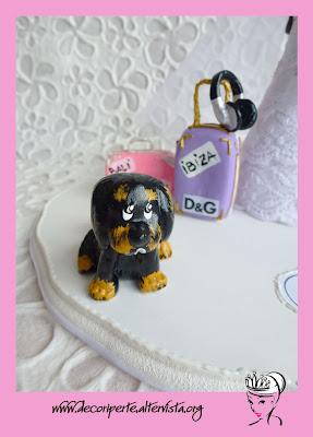TOP CAKE Tifoso Inter - Viaggi - Cagnolino & Bambino TOP CAKE Tifoso Inter - Viaggi - Cagnolino & Bambino