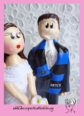 TOP CAKE Tifoso Inter - Viaggi - Cagnolino & Bambino TOP CAKE Tifoso Inter - Viaggi - Cagnolino & Bambino