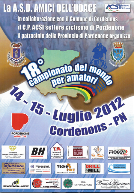 Campionato del Mondo Amatori Cordenons (Pn) Campionato del Mondo Amatori Cordenons (Pn)