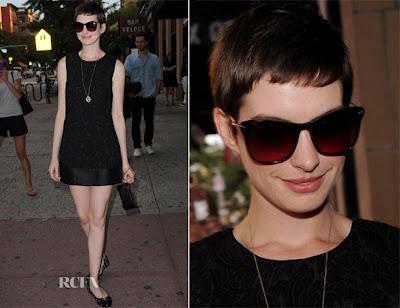 Anne Hathaway in Dolce & Gabbana for a Premiere in New York