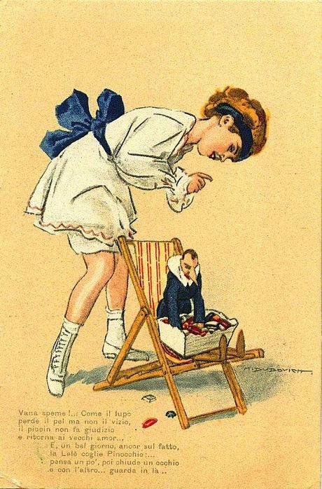 Pinocchio: cartoline ill. M. Dudovich (1918) Pinocchio: cartoline ill. M. Dudovich (1918)