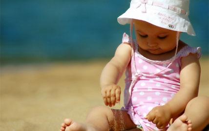 Creme solari sconsigliate per i neonati