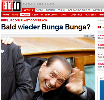 Bald wieder Bunga Bunga?