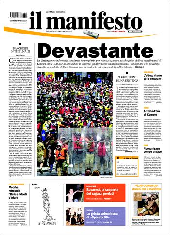 Prime pagine giornali: sabato 14 luglio 2012