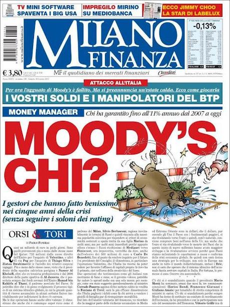 Prime pagine giornali: sabato 14 luglio 2012