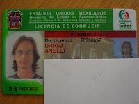 La patente di guida messicana