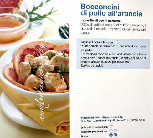 Ricetta bocconcini Pollo arancia-001 Bocconcini di pollo al succo d’arancia e il Senso del Giallo…
