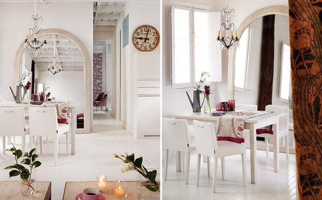 Home Tour ~ Colors on total white