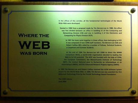 Vita da summer student / 4: Where the Web was born